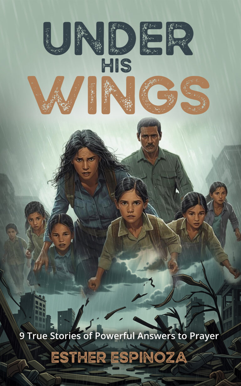 under his wings